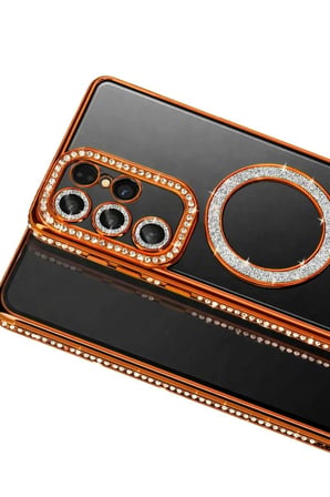Galaxy S26 Ultra Joke Simli Magneticsafe Kılıf - Turuncu