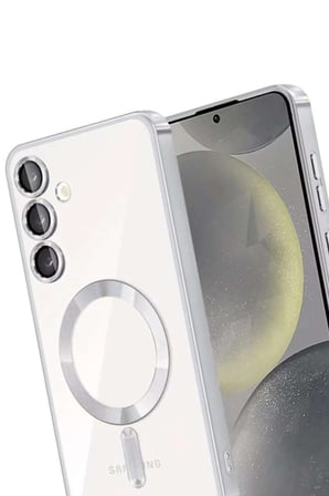 Galaxy A26 Kross Magnetice Kapak - Gümüş