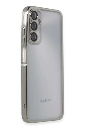Galaxy A05S Kılıf Razer Lensli Silikon - Gümüş