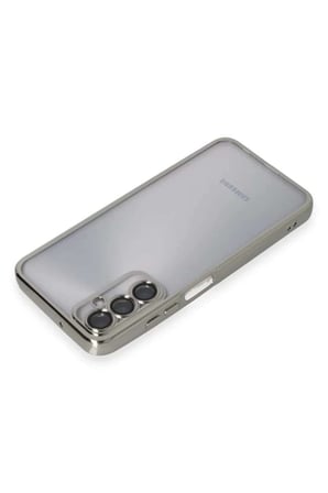 Galaxy A05S Kılıf Razer Lensli Silikon - Gümüş