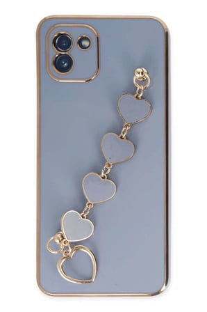 Galaxy A03 Kılıf Esila Silikon - Gri