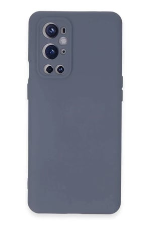 One Plus 9 Pro Kılıf Nano içi Kadife Silikon - Gri