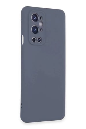 One Plus 9 Pro Kılıf Nano içi Kadife Silikon - Gri
