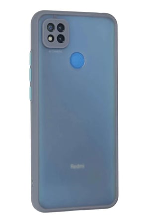Redmi 9C Kılıf Montreal Silikon Kapak - Gri