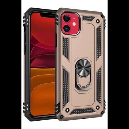 iPhone 11 Kılıf Sofya Yüzüklü Silikon Kapak -