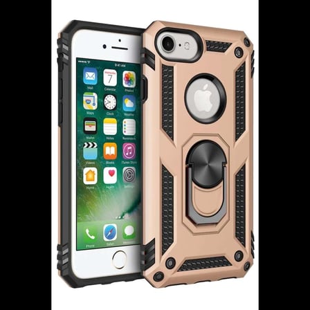 iPhone 7 Kılıf Sofya Yüzüklü Silikon Kapak -
