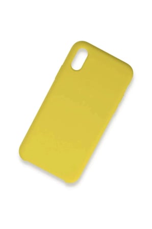 iPhone XS Max Kılıf Lansman Legant Silikon - Sarı
