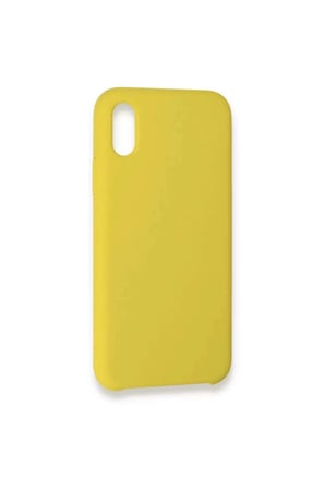 iPhone XS Max Kılıf Lansman Legant Silikon - Sarı