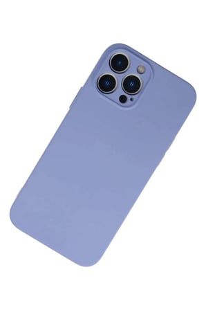 iPhone 13 Pro Max Kılıf Nano içi Kadife Silikon - Lila
