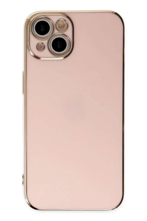 iPhone 14 Kılıf Volet Silikon - Pembe