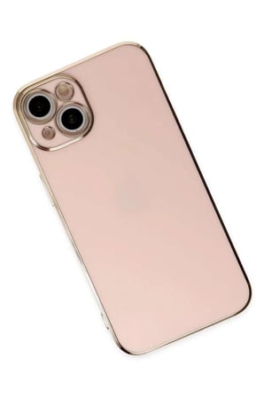 iPhone 14 Kılıf Volet Silikon - Pembe