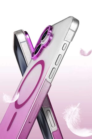 iPhone 16 Glossy Magsafe Kapak - Mor