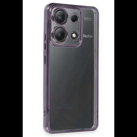Poco X6 Kılıf Razer Lensli Silikon - Mor