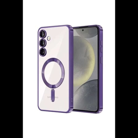 Galaxy S23 Plus Kılıf Kross Magnetice Kapak - Mor