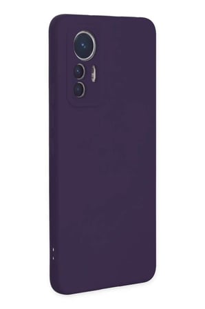 Mi 12 Lite Kılıf Nano içi Kadife Silikon - Mor