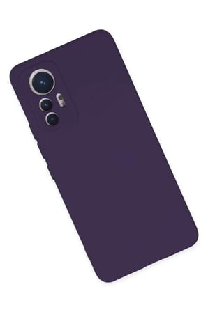 Mi 12 Lite Kılıf Nano içi Kadife Silikon - Mor