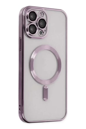 İphone 13 Pro Max Kılıf Kross Magnetice Kapak - Mor