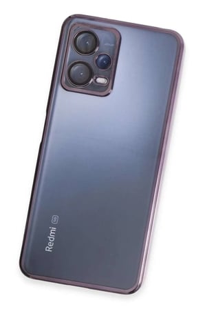 Redmi Note 12 5G Kılıf Razer Lensli Silikon - Mor