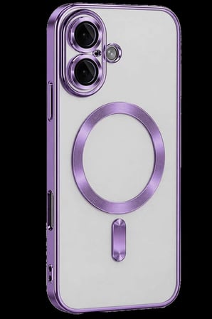 İphone 16 Kılıf Kross Magnetice Kapak - Mor