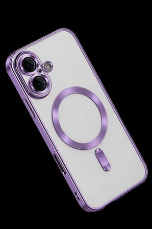 İphone 16 Kılıf Kross Magnetice Kapak - Mor