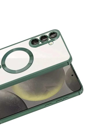 Galaxy S26 Plus Kross Magnetice Kapak - Koyu Yeşil