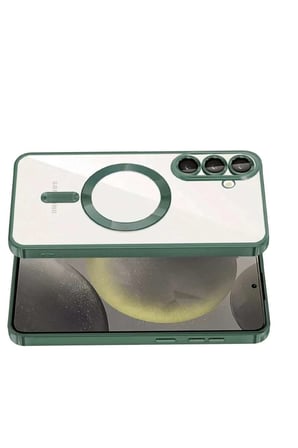 Galaxy S26 Plus Kross Magnetice Kapak - Koyu Yeşil