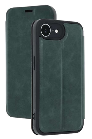 iPhone 16E Kılıf Flip Cover - Koyu Yeşil