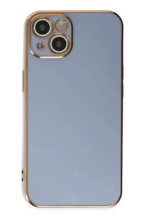 iPhone 14 Kılıf Volet Silikon - Mavi