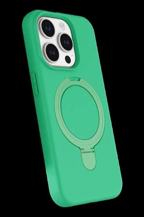 iPhone 14 Pro Max Regal Magsafe Standlı Kapak - Yeşil