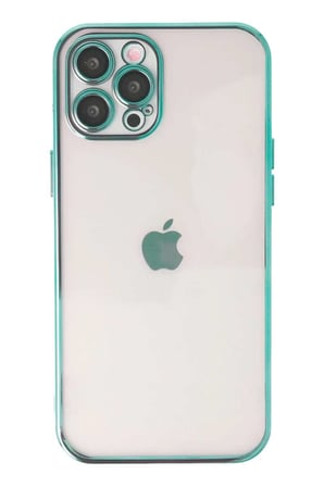 iPhone 12 Pro Kılıf Razer Lensli Silikon - Yeşil