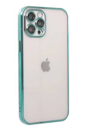 iPhone 12 Pro Kılıf Razer Lensli Silikon - Yeşil