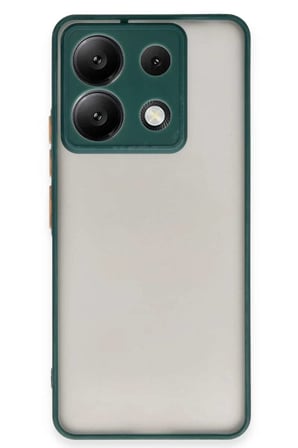 Redmi Note 13 5G Kılıf Montreal Silikon Kapak - Yeşil