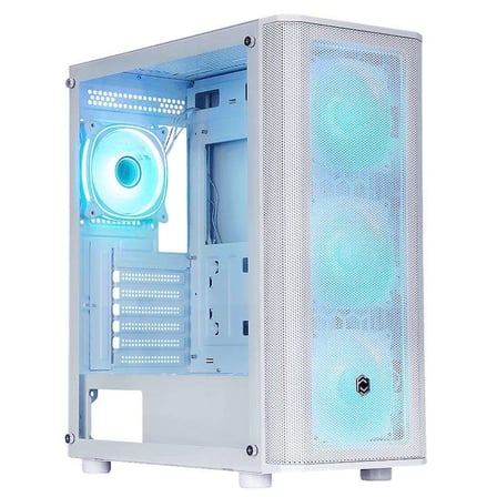 CM-106 650W 80+ DOUBLE ARGB BEYAZ MESH KASA