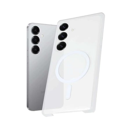 Galaxy S25 Plus Kılıf PC Zara Magsafe Şeffaf Kılıf - Şeffaf