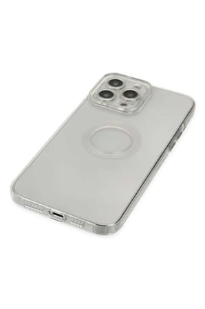 iPhone 13 Pro Max Kılıf Santa Lens Silikon - Şeffaf