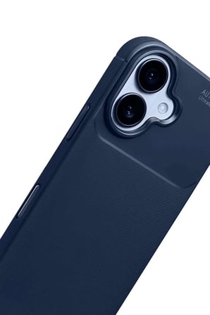İphone 17 Auto Focus Karbon Kapak - Lacivert