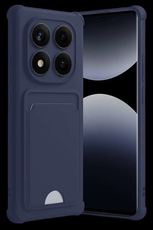 Redmi Note 14 Pro Plus Kelvin Kartvizitli Silikon - Lacivert