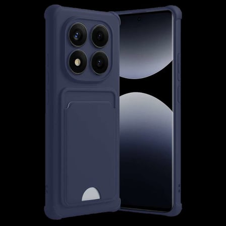 Redmi Note 14 Pro Plus Kelvin Kartvizitli Silikon - Lacivert