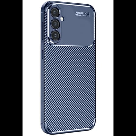 Galaxy A26 Kılıf Auto Focus Karbon Kapak - Lacivert