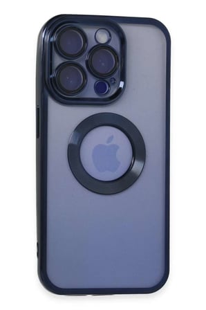 iPhone 15 Pro Max Kılıf Slot Silikon - Lacivert
