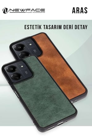 Galaxy A56 Kılıf Aras Deri Kapak - Kırmızı