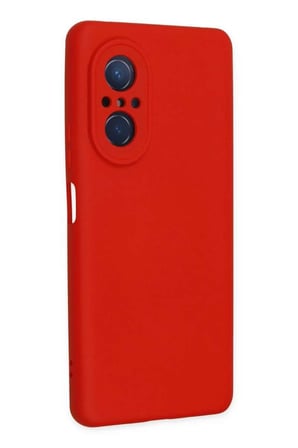 Nova 9 SE Kılıf Nano içi Kadife Silikon - Kırmızı