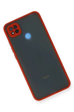 Redmi 9C Kılıf Montreal Silikon Kapak - Kırmızı