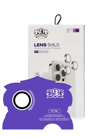 iPhone 17 Air Bilvis Titan Kamera Lens - Gümüş