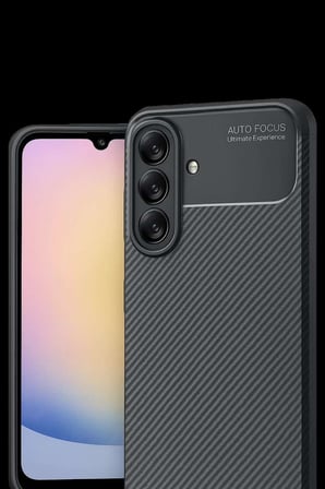 Galaxy A17 5G Auto Focus Karbon Kapak - Siyah