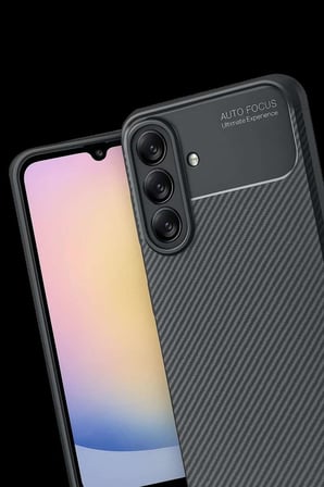 Galaxy A17 5G Auto Focus Karbon Kapak - Siyah