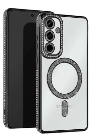 Galaxy A25 5G Joke Simli Magneticsafe Kılıf - Siyah