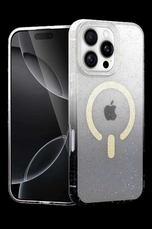 iPhone 16 Pro Pummel Shiny Magsafe Kapak - Siyah