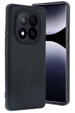 Redmi Note 14 Pro 4G Kılıf Aras Deri Kapak - Siyah