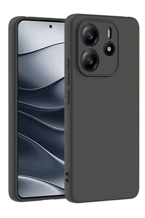 Redmi Note 14 4G Kılıf First Silikon - Siyah